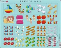 Puzzle 1-2-3 AR2 - puzzle z kategorie Naučné puzzle