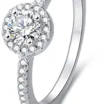 Beneto Stříbrný prsten s krystaly AGG194 56 mm