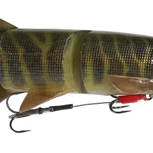Savage gear gumová nástraha 4d line thru pike striped pike-25 cm 110 g