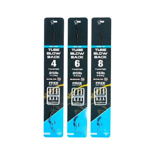 Nash návazec tube blow back rig barbless 9,07 kg - velikost 8