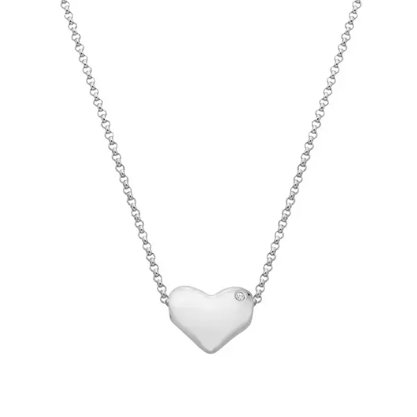 Hot Diamonds Stříbrný náhrdelník Hot Diamonds Desire DP965 (řetízek, přívěsek)