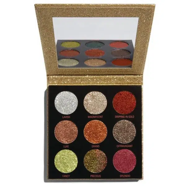 Revolution Zářící paletky třpytek (Pressed Glitter Palette) 9 x 1,2 g Illusion