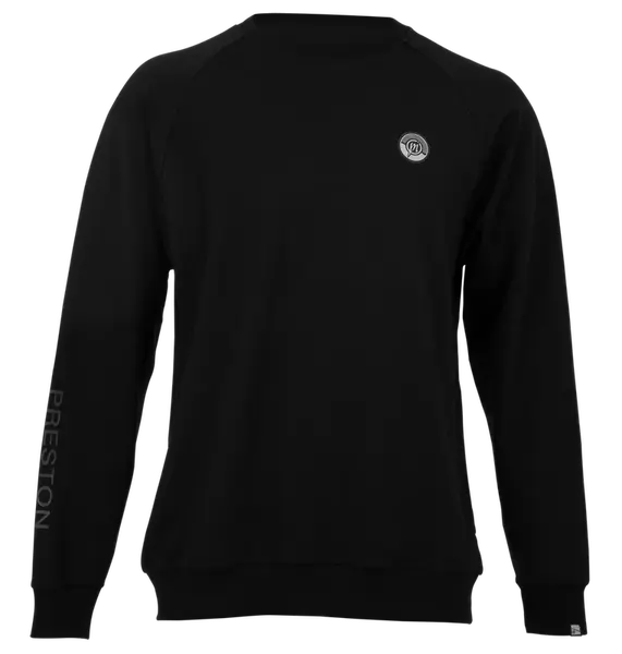 Preston innovations mikina black minimal sweatshirt - xxl