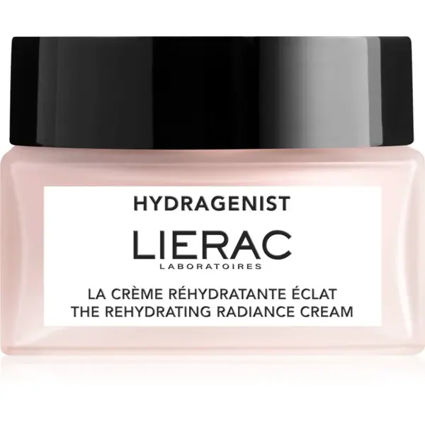 Lierac Hydragenist The Rehydrating Radiance Cream rozjasňující a hydratační krém pro normální až suchou pleť plnitelný 50 ml