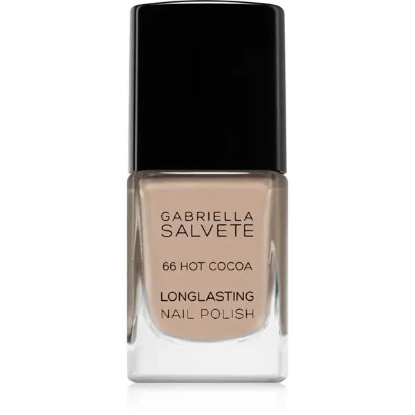 Gabriella Salvete Longlasting Enamel dlouhotrvající lak na nehty s vysokým leskem odstín 66 Hot Cocoa 11 ml