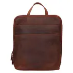 Vintage dámsky kožený batoh Greenwood Norra - hnedá