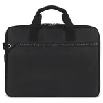 Pracovná taška na notebook Bugatti Paulos - čierna