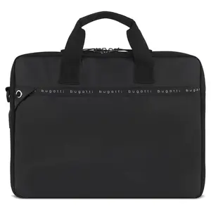Pracovná taška na notebook Bugatti Paulos - čierna