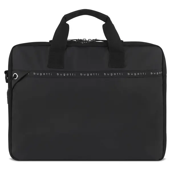 Pracovná taška na notebook Bugatti Paulos - čierna