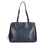 Elegantná dámska kožená kabelka Katana Paloma - modrá