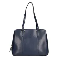 Elegantná dámska kožená kabelka Katana Paloma - modrá