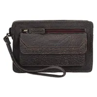 Pánske kožené etue Lagen Alex - tmavo hnedá