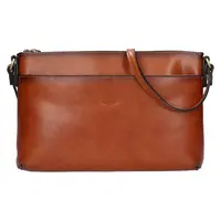 Kožená dámská crosbody kabelka Katana Ednna - koňak