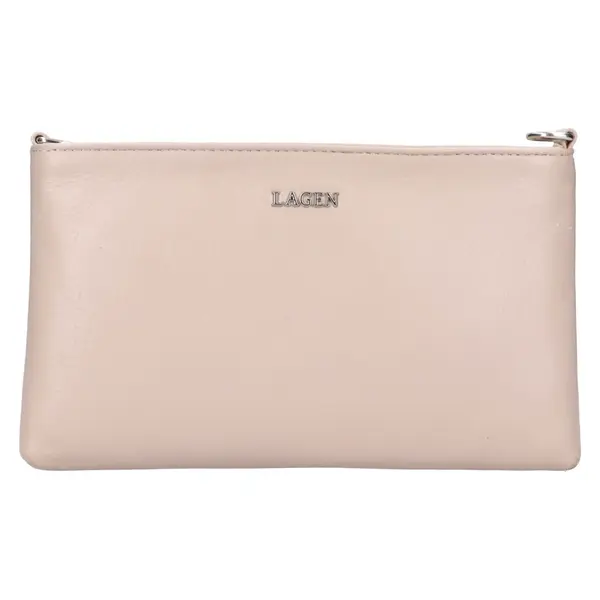 Menší dámská crossbody kabelka Lagen Polia - béžová