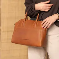 Dámská kožená kabelka The Chesterfield Brand Magda - koňak