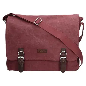 Pánská taška Katana Toile - vínová