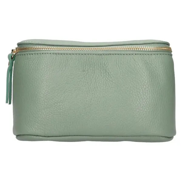 Dámská kožená ledvinka Italia Milagros - zelená