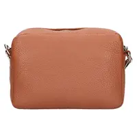 Dámská kožená crossbody kabelka Italia Marika - koňak
