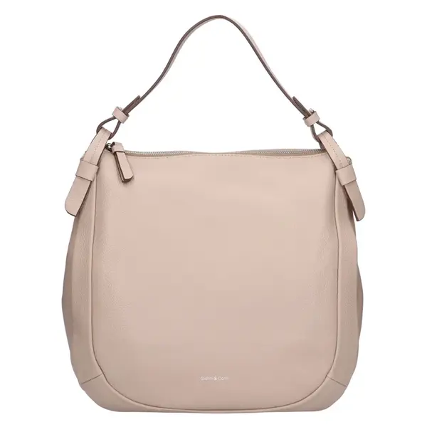 Dámská kožená kabelka Gianní Conti Matilda - béžová