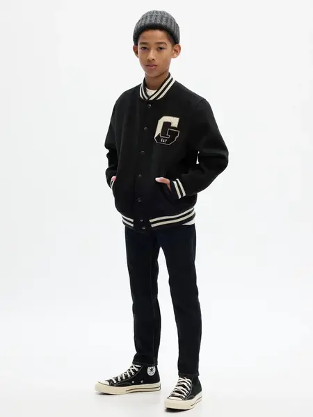 Tmavomodré chlapčenské slim fit rifle GAP