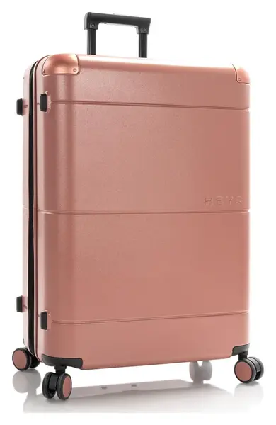 Veľký škrupinový kufor na kolieskach Heys Zen L Coral
