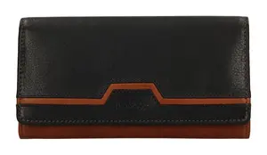 Dámska kožená peňaženka Lagen BLC/4787/720 Cognac/black