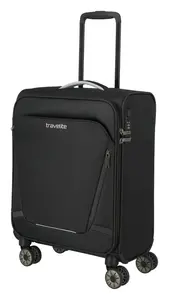 Malý textilný kufor Travelite Jetpack Multi Light 4 Cabin Black