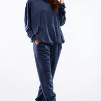 Dámske nohavice Awama A459 tmavomodré