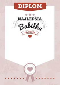 Diplom Najlepšia babička na svete, Diplom Najlepšia babička na svete