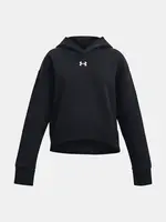 Čierna mikina Under Armour UA Rival Fleece Crop Hoodie