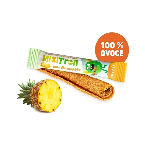 MIXIT Ovocná rolka MixiTroll 100% ananas 20 g