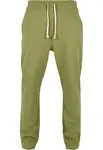 Organic sweatpants with a low crotch, newolive