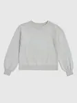 Šedý dievčenský basic sveter GAP