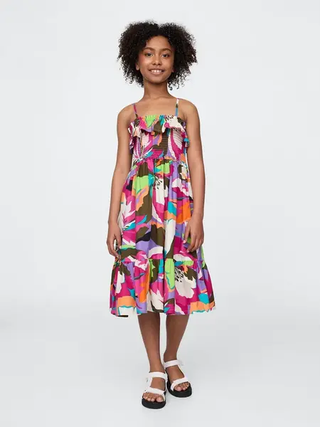 GAP Dětské šaty s volány - Holky