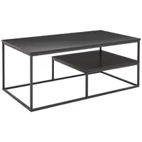 MID.YOU KONFERENČNÍ STOLEK, černá, kov, kompozitní dřevo, 110/60/45 cm