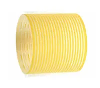 Natáčky na vlasy Duko Velcro pr.64 mm, 6 ks - samodržiace, žlté (15/Ja) + darček zadarmo