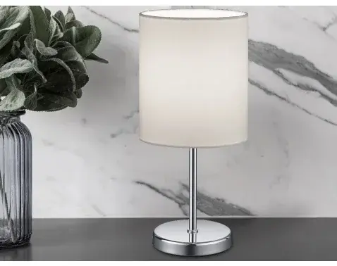 Stolná lampa Jerry, biela%