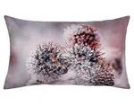 Dekoračný vankúš 30x50 cm, zimný motív mráz%
