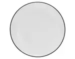 Plytký tanier Luna Black Line 27 cm, biely%