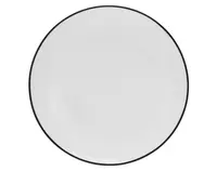 Plytký tanier Luna Black Line 27 cm, biely%