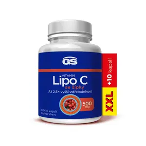 GS Vitamin Lipo C se šípky 500 mg XXL 100+10 kapslí