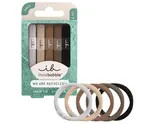 Gumičky do vlasov z recyklovaného materiálu Invisibobble Hair Tie Mocha - 5 ks + darček zadarmo