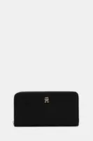 Peněženka Tommy Hilfiger dámská, černá barva, AW0AW17750