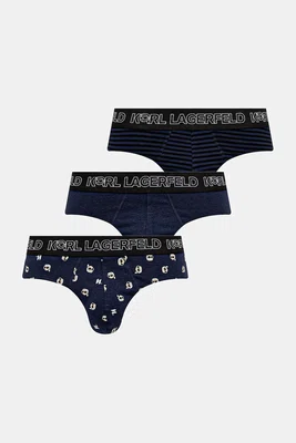 Spodní prádlo Karl Lagerfeld 3-pack pánské, černá barva, A1M47043