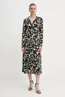 Šaty Morgan černá barva, midi, RITALA