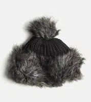 Gemre Gray hat with pompom Leola