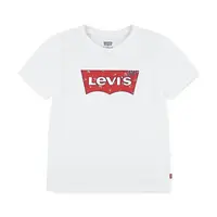 Dětské tričko Levi's FLORAL BATWING SS TEE bílá barva, 4EP008