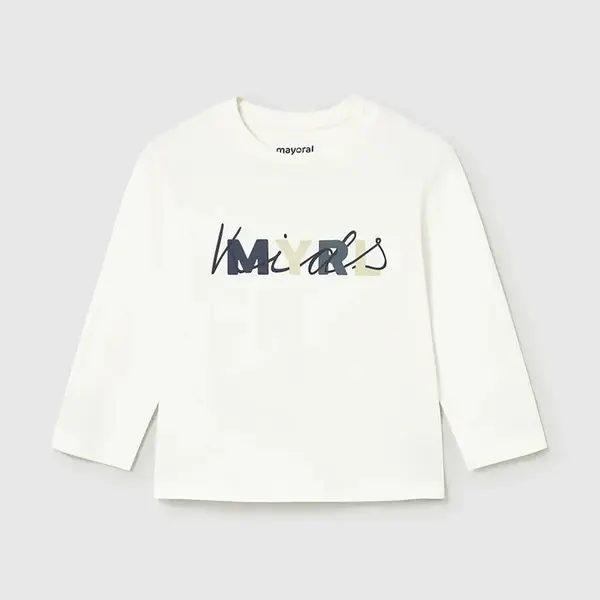 Bavlněné tričko s dlouhým rukávem Mayoral