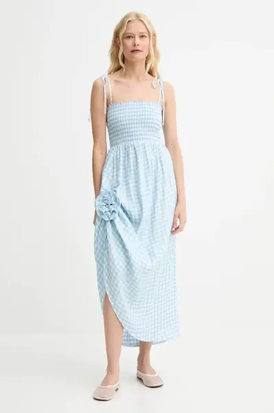 Lněné šaty The Sleeper