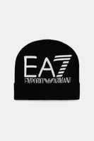 Čepice EA7 Emporio Armani černá barva, AF11994.7X000006